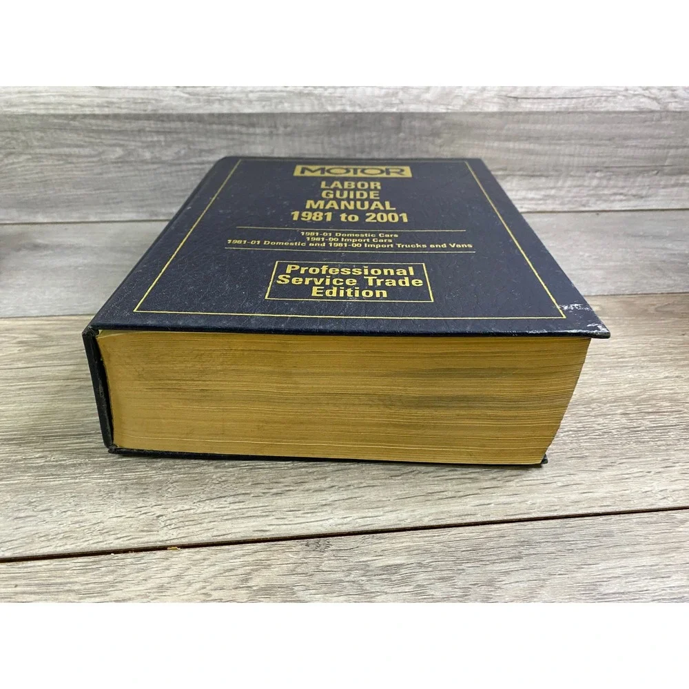 MOTOR Labor Guide Manual 1981 to 2001‎ Professional Service Trade Edition 18884